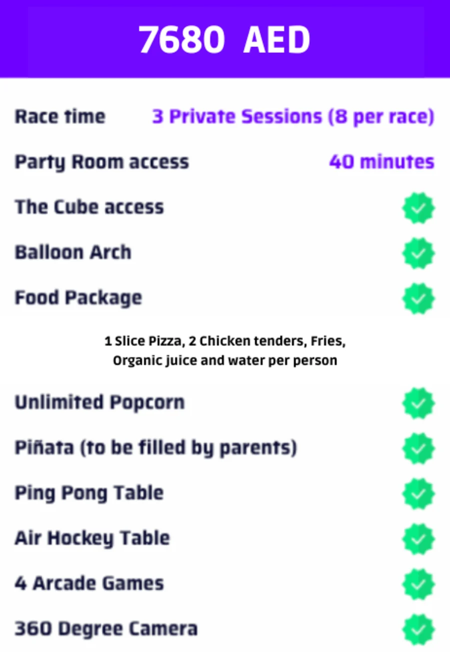 Pioneer - Birthday Package