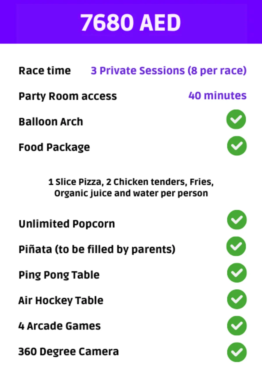 Pioneer - Birthday Package