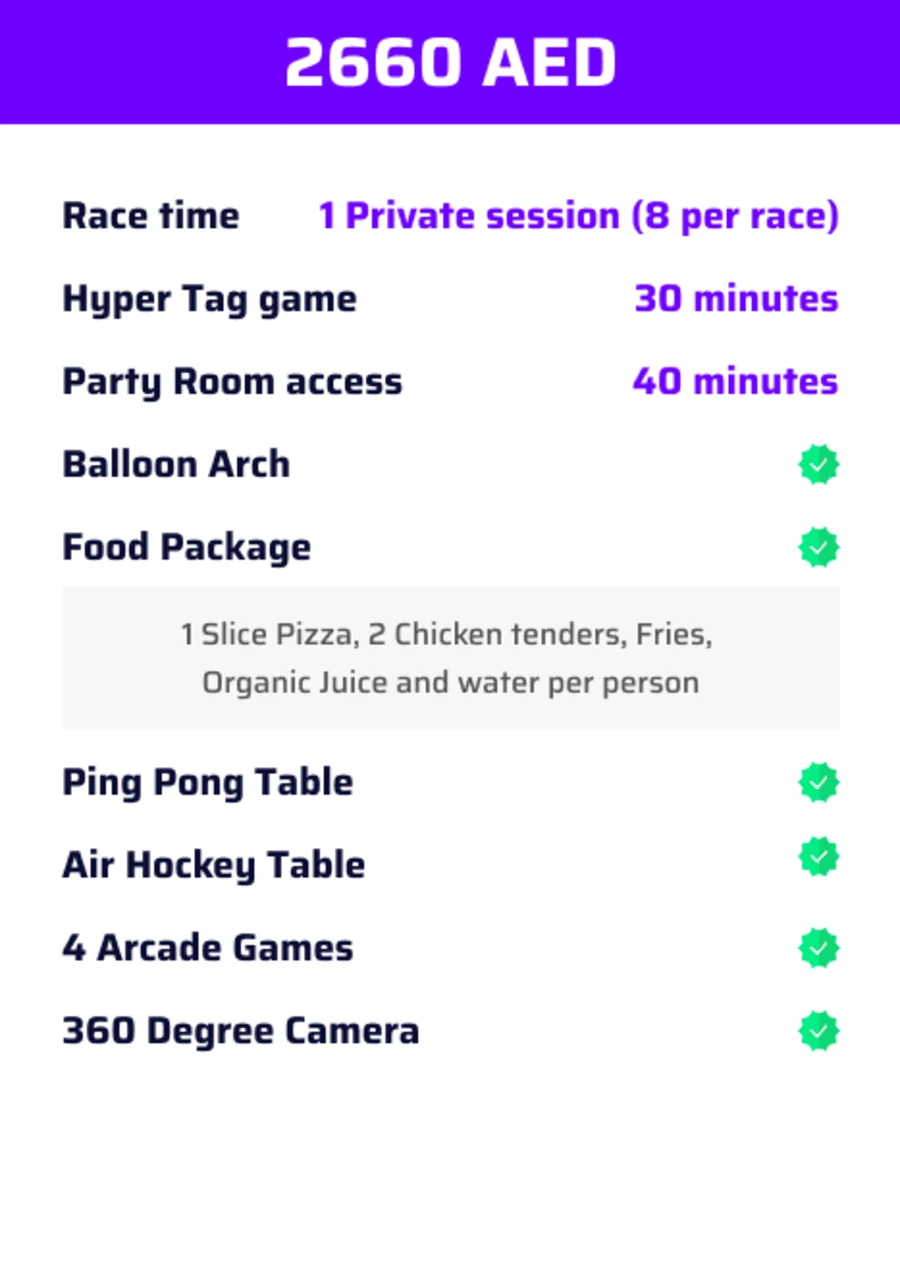 Explorer - Birthday Package